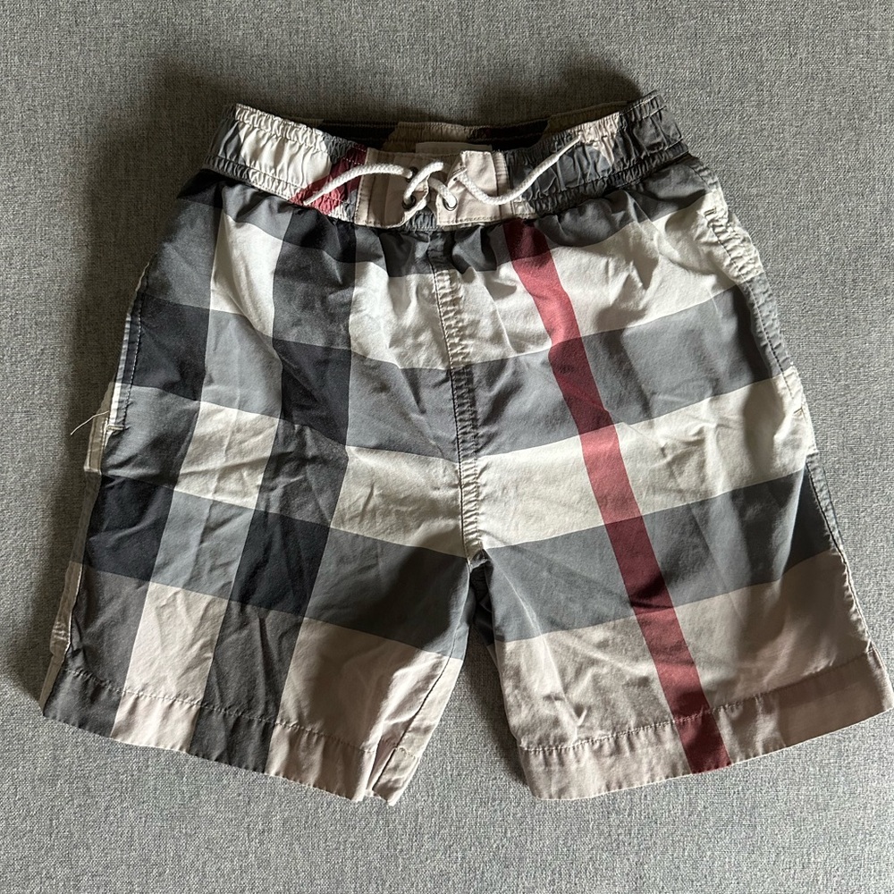 Burberry boys swim trunks size 7y